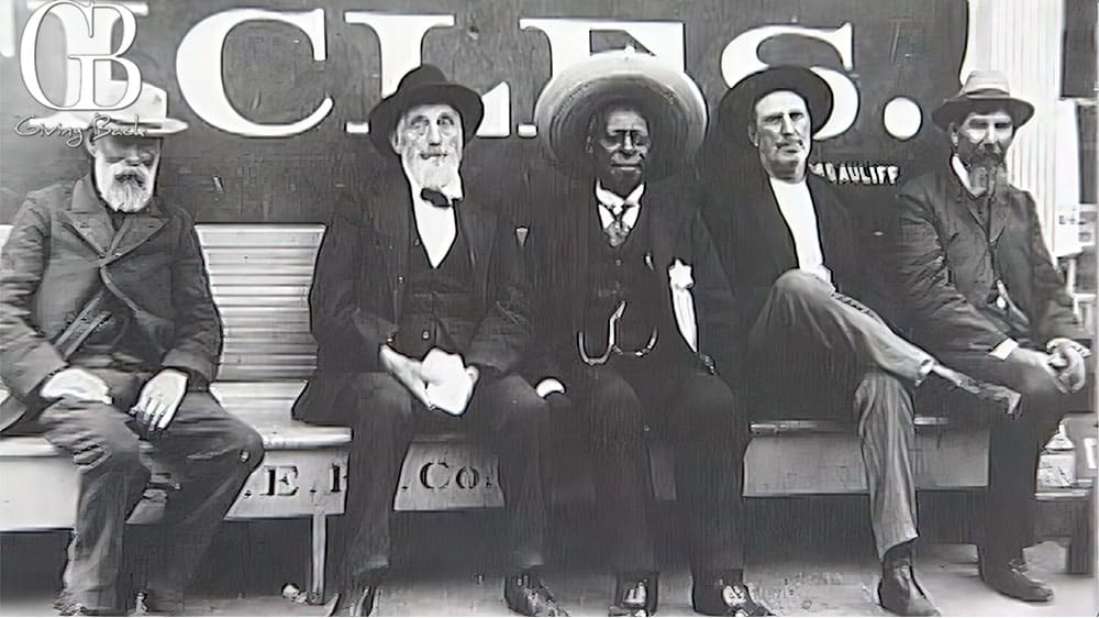 Reuben The Guide met tourists at the San Diego and Otay Railroad Depot