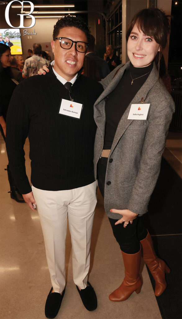 Salvador Roman and Sofia Hughes