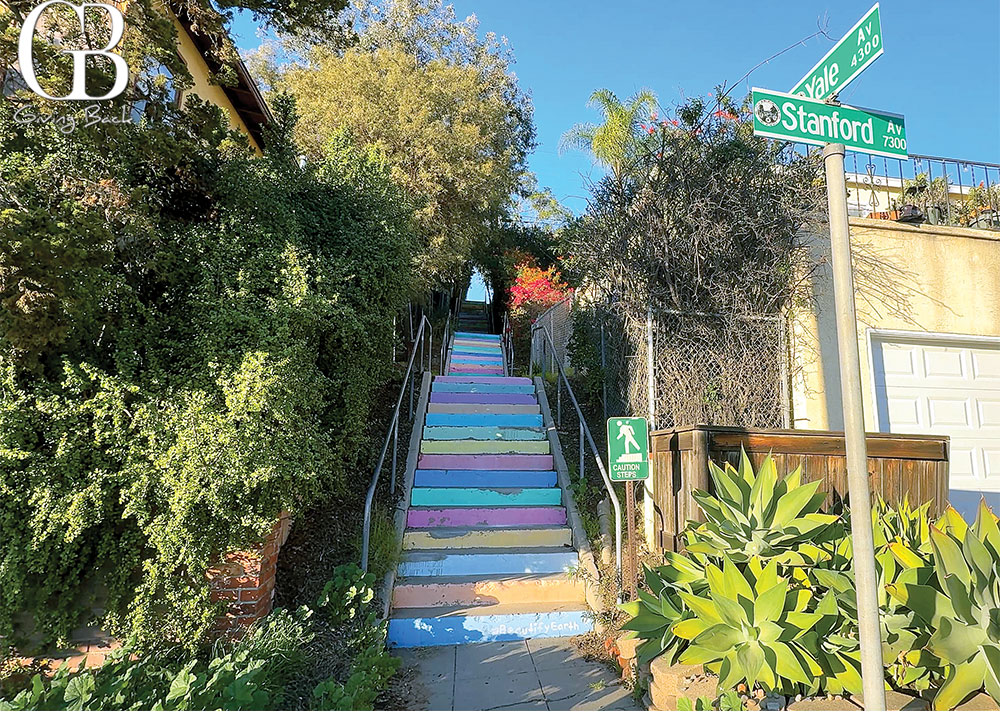 A Public Stairway in La Mesa