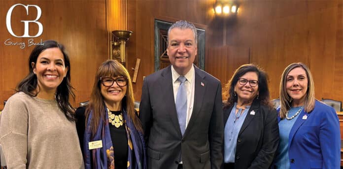 Dr. Carriedo with San Ysidro Health staff meeting with Senator Alex Padilla