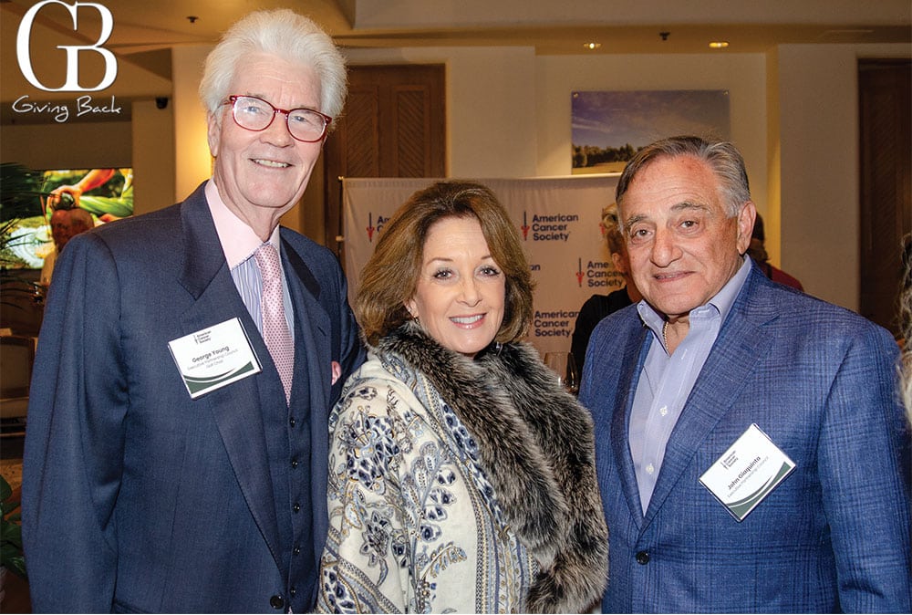 George Young with Debbie and John Giaquinta