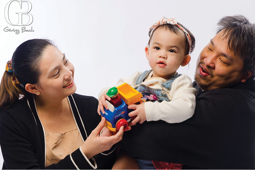 Gummi and her parents