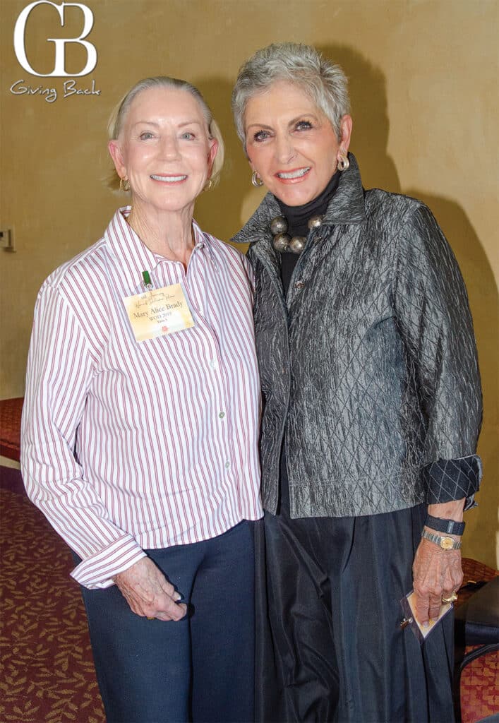 Mary Alice Brady and Fabienne Hanks