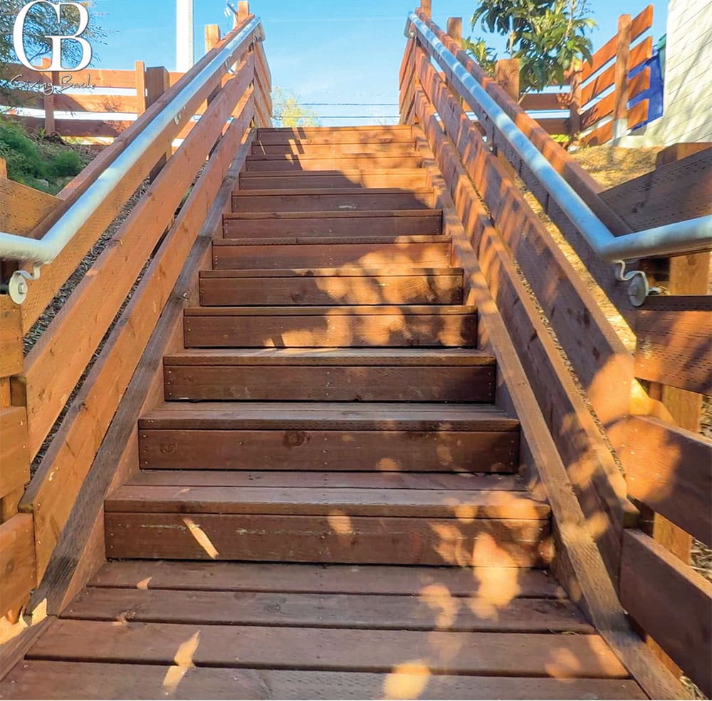 One of Many Sets of Stairs in Rolando
