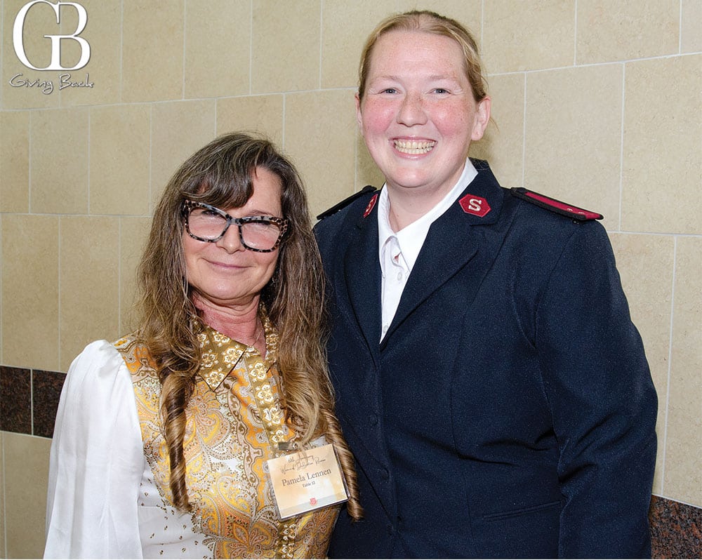 Pamela Lennen and Capt Amber Ohl
