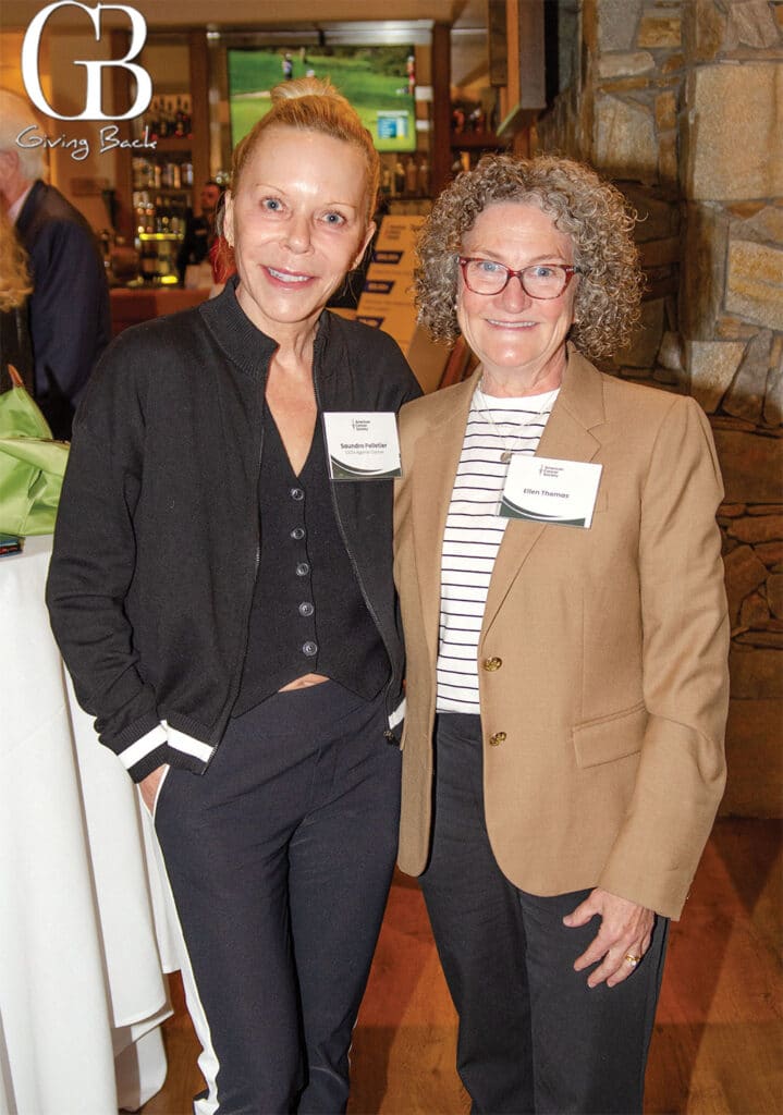 Saundra Pelletier and Ellen Thomas