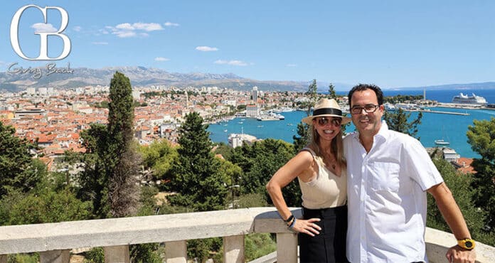 Danitza and Esteban at Split Croatia