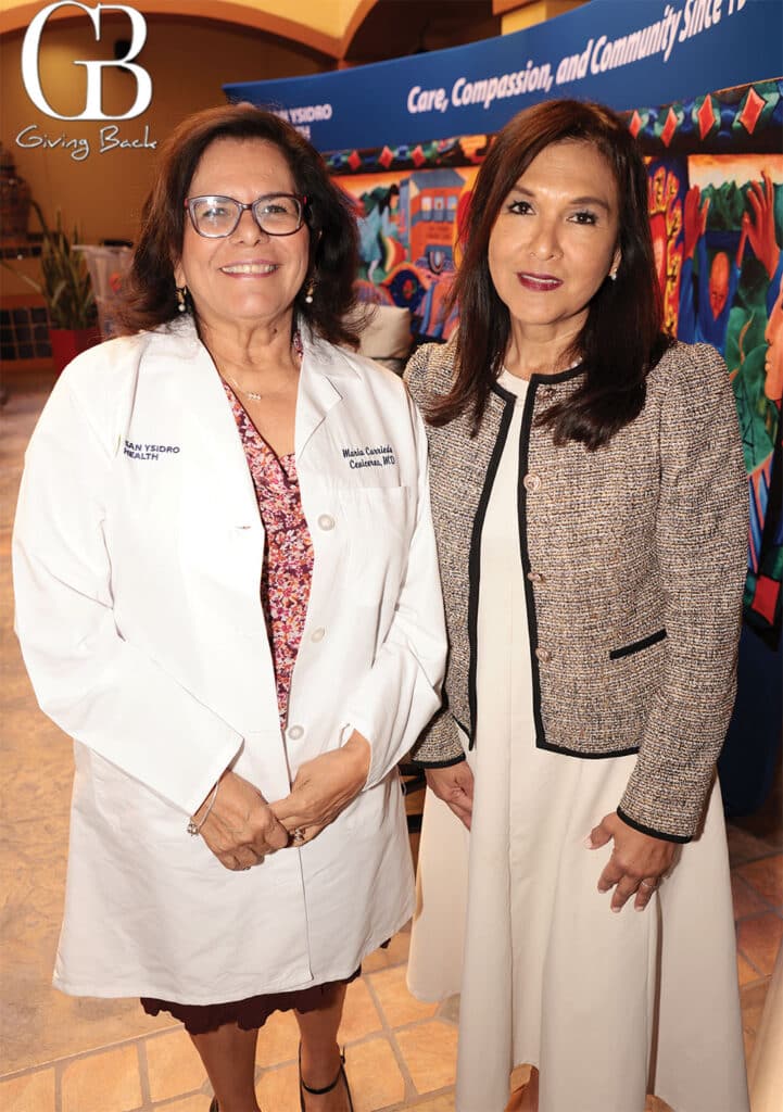 Maria Carriedo Ceniceros and California Surgeon General Diana Ramos