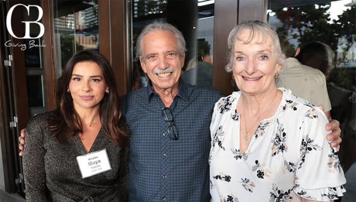 Maya Trabulsi with Tom and Julie Karlo