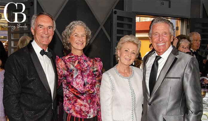 Roger and Cindy Hitchcock with Tina and Julian Krinsky