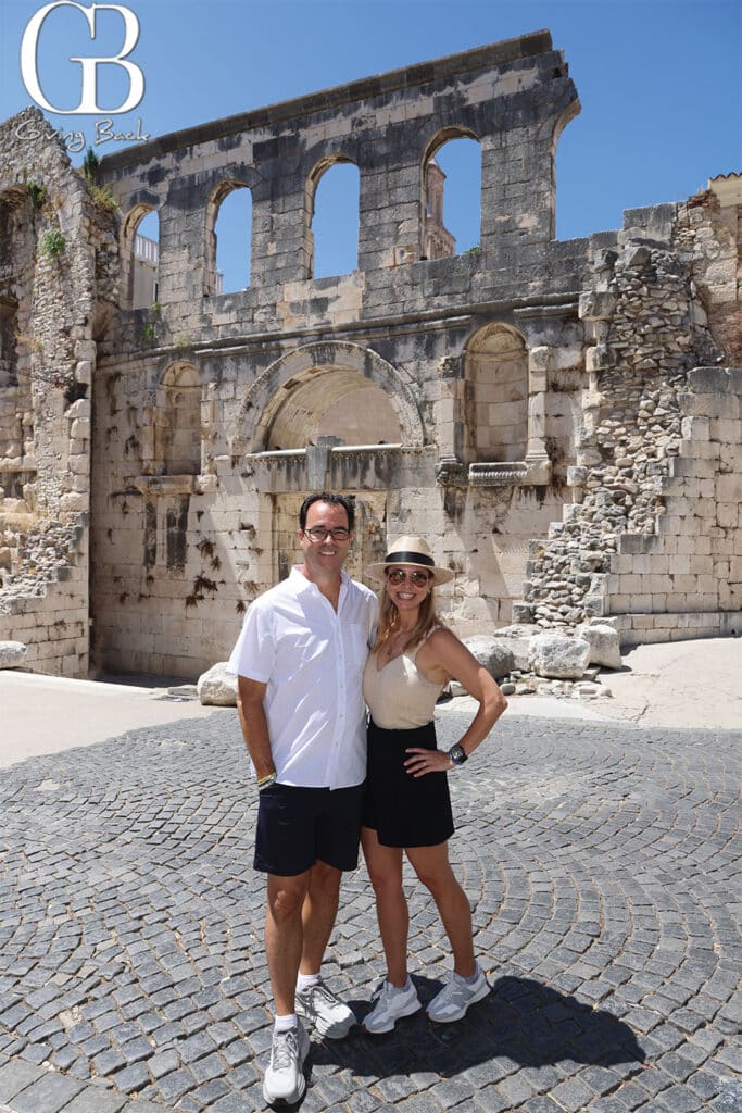 Danitza and Esteban at Diocletians Palace in Split
