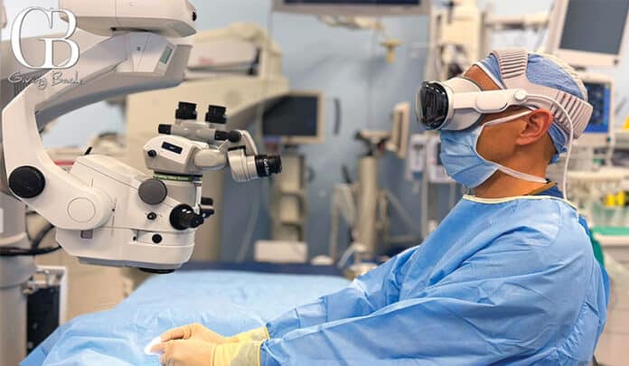 Dr. Korn uses Apple Vision Pro for cataract surgery