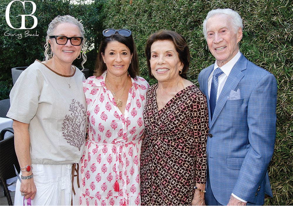 Valerie-Viterbi-Kira-Finkenberg-Marie-Raftery-and-Bob-Rubenstein - GB Magazine Valerie Viterbi Kira Finkenberg Marie Raftery and Bob Rubenstein