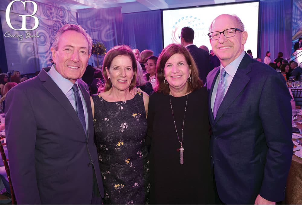 Daniel and Emily Einhorn with Danielle and Brian Miller