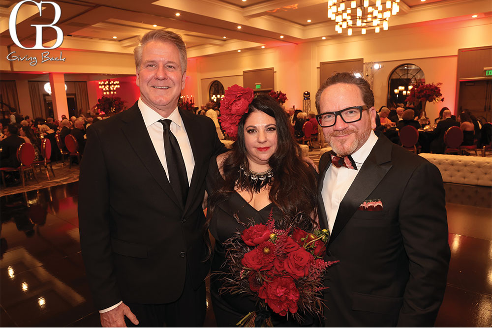 David Bennett with Veronica and Miguel Leff