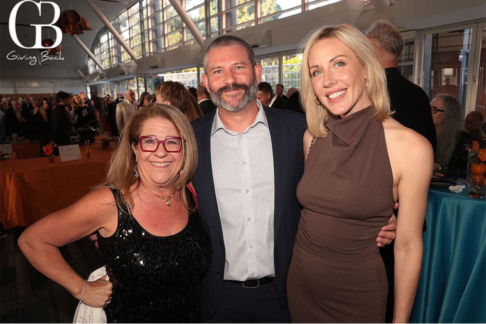 Hazel Alterman with Charlie and Chantal Sanchez