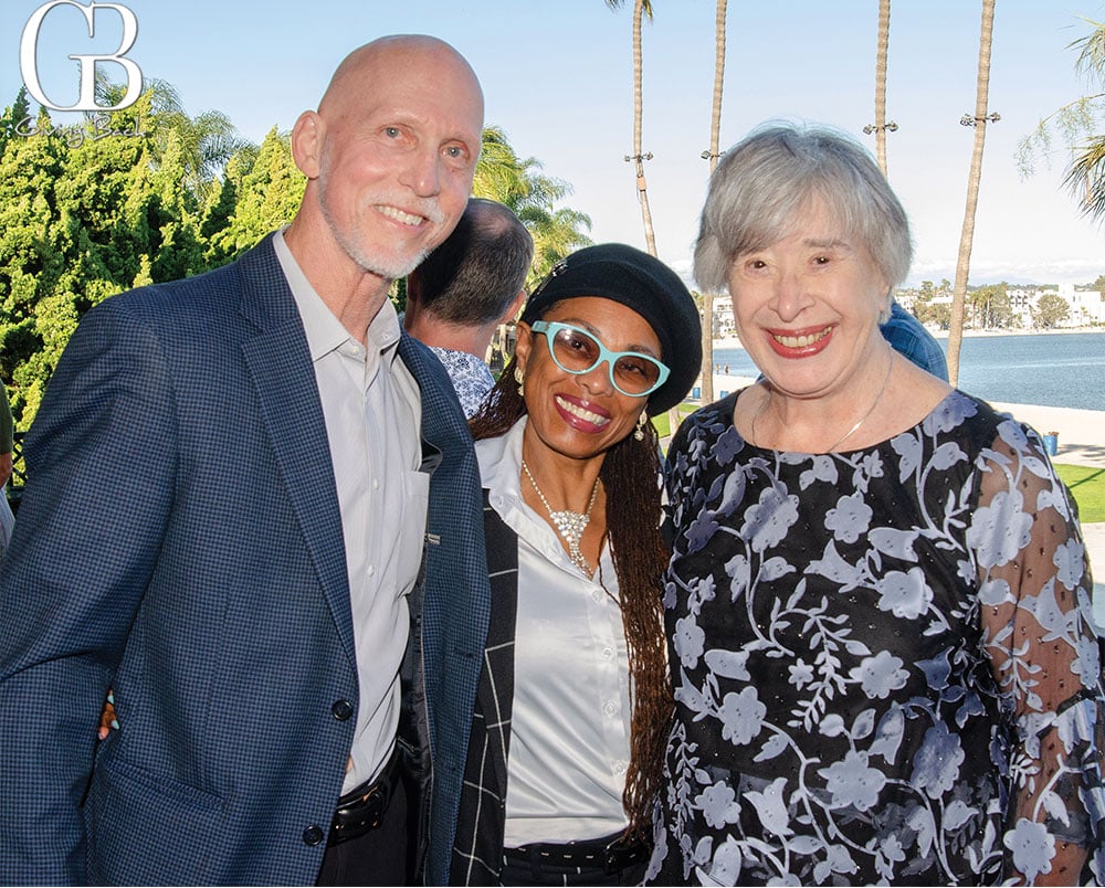 Jim and Bertine Kadellis with Trudy Bronner