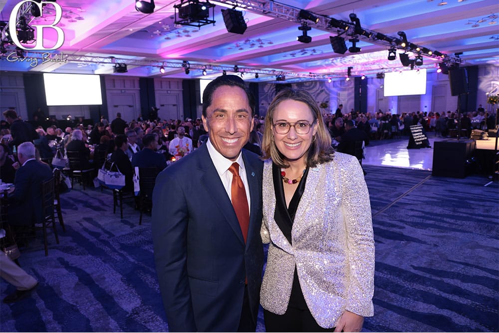 Mayor Todd Gloria and Dana Toppel