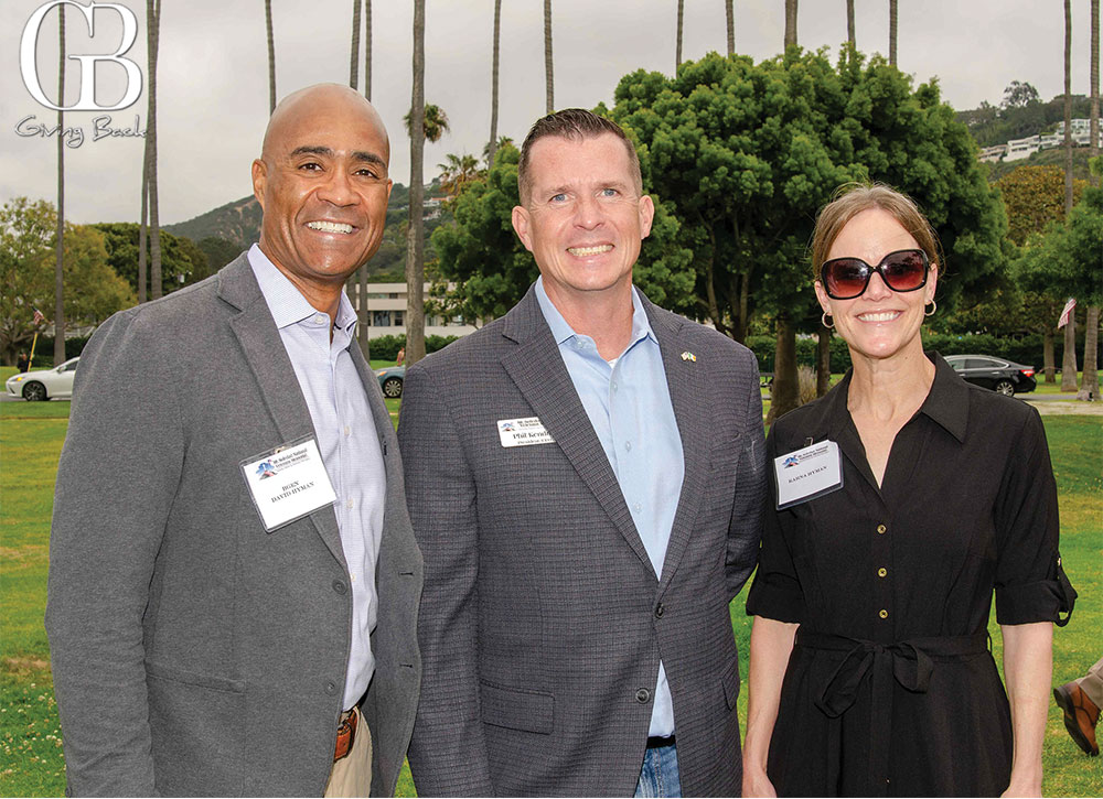 Brigadier General David Hyman Phil Kendro and Karna Hyman