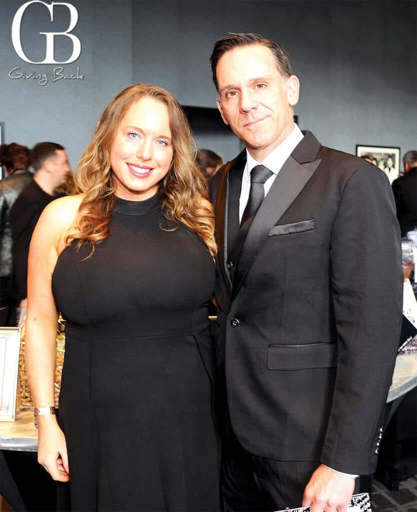 Erin-and-Derek-Togerson - GB Magazine Erin and Derek Togerson'Giving Back' logo in the corner.
