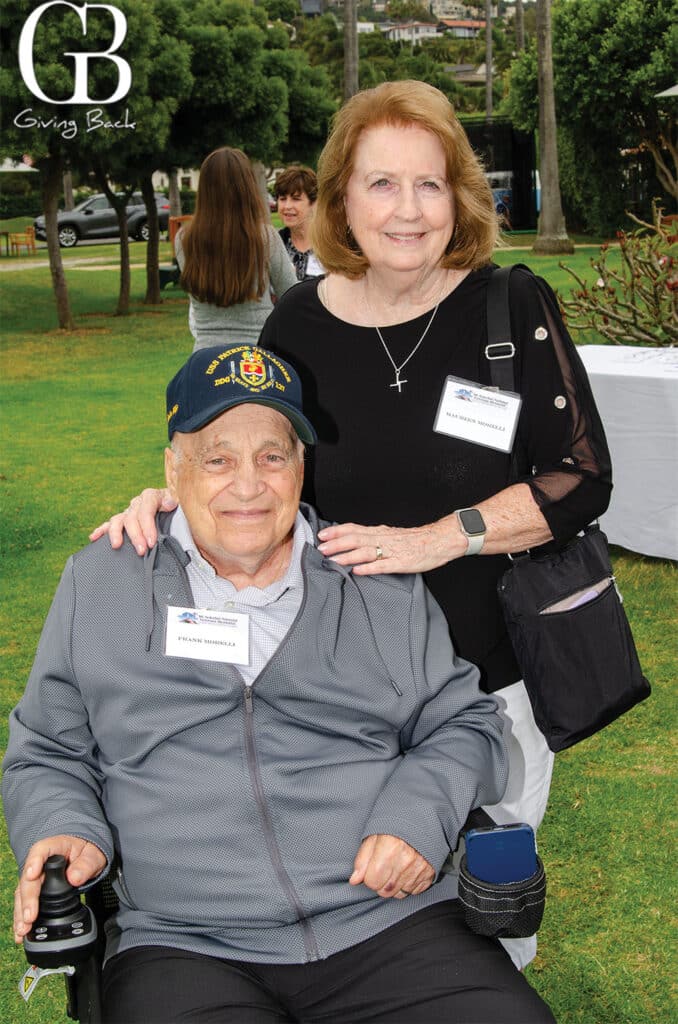 Frank and Maureen Morelli'Giving Back' in the top-left.