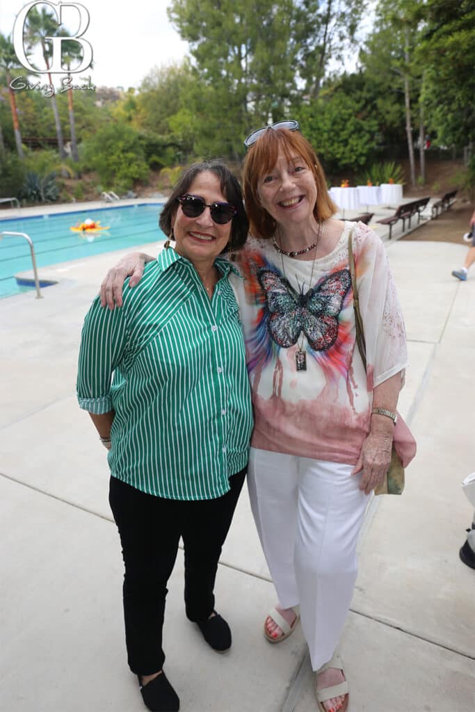 Gale Wright and Sharon Irving'Giving Back' in the corner.
