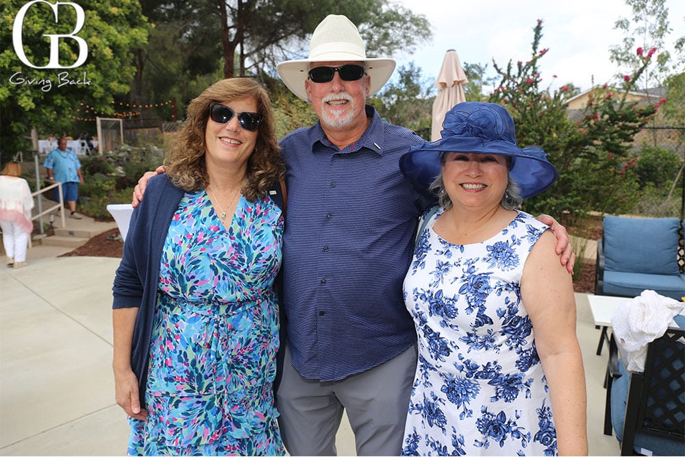 Karen Fleck Tom Clarke with Frances Burnett