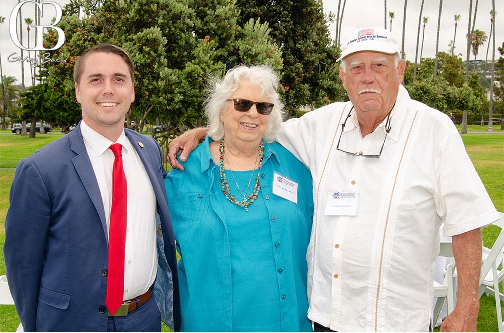 Kyle Hermann with Jerri and Jim Wheyland