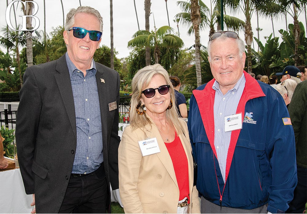 Steve and Melissa Castillo with Martin Garrick